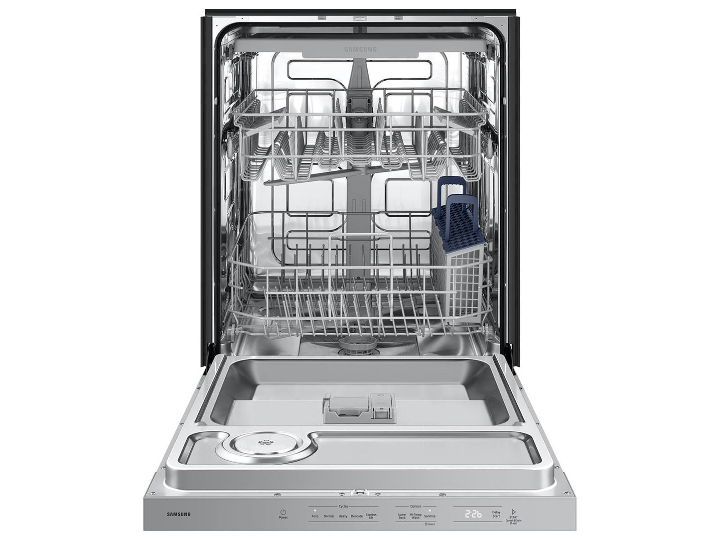 Samsung DW70H83YEUR Dishwasher With 3 Point Wash System Autorelease™ Door 3Rd Rack 48 Dba