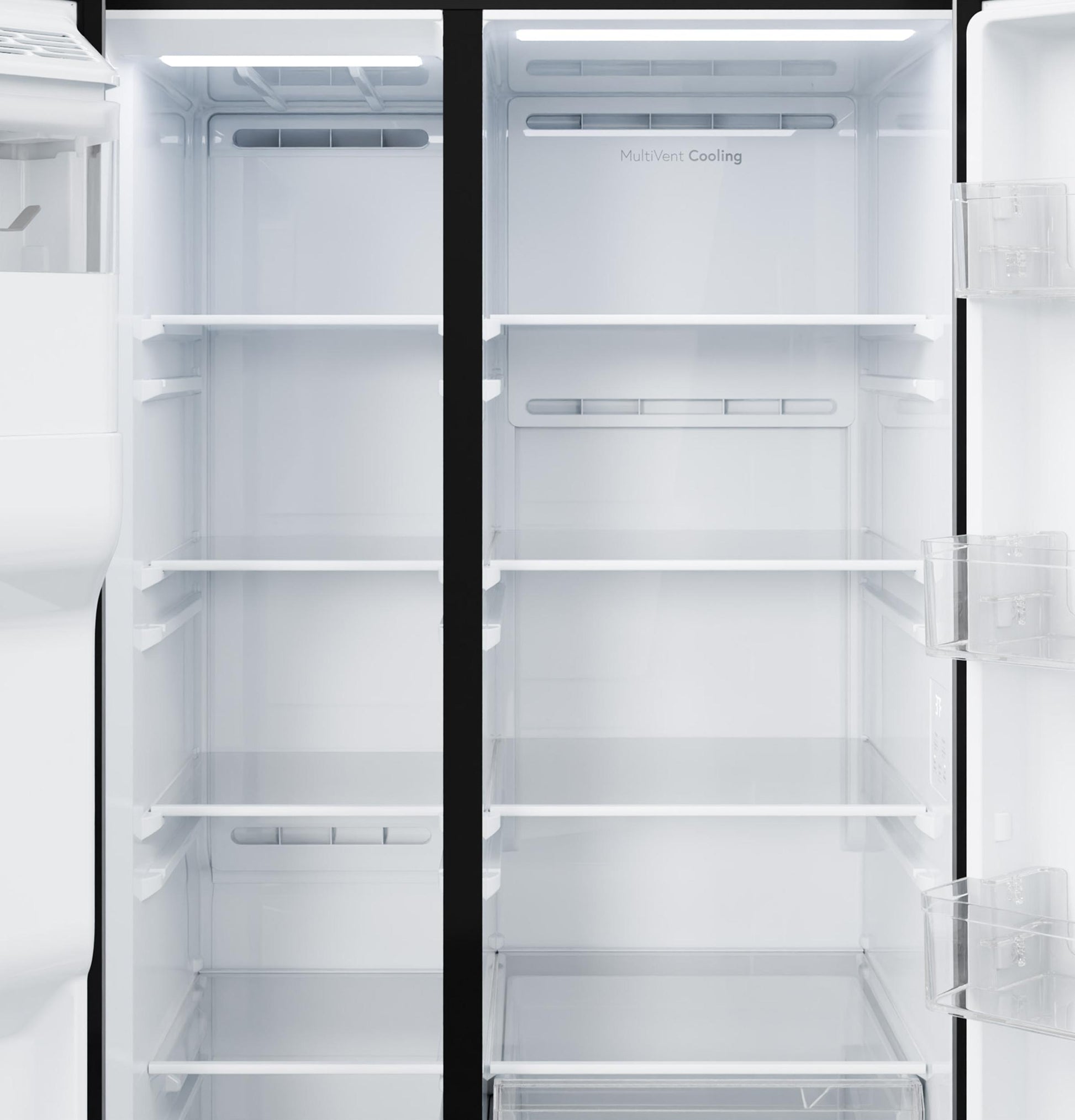 Ge Appliances GSE28NGYBB Ge® Energy Star® 27.9 Cu. Ft. Side-By-Side Refrigerator With Extra Tall Dispenser And In-Door Icemaker