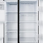 Ge Appliances GZE24NGYBB Ge® Energy Star® 23.6 Cu. Ft. Counter-Depth Side-By-Side Refrigerator With Extra Tall Dispenser And In-Door Icemaker