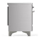 Ilve UMIB36NR3SSC Ilve Umib36Nr3Ssc Majestic Iii 36 Inch Induction Range With 6 Elements, 3.5 Cu. Ft. Total Oven Capacity (Triple Glass Door, Stainless Steel, Chrome)