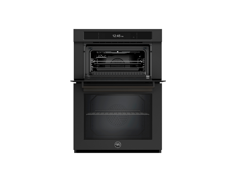 Bertazzoni FPRO30COVTC 30'' Combo Convection/Speed Oven With Steam Assist - Self Clean - Carbonio Finish