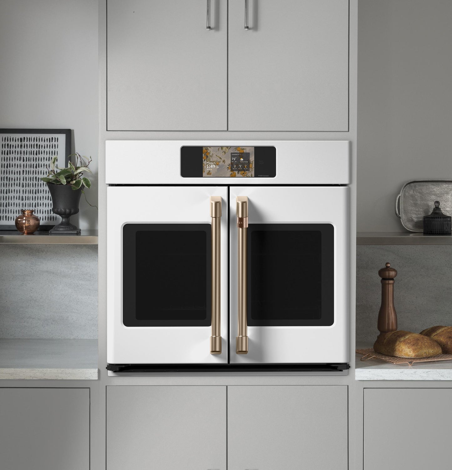Cafe CTS90FP4ZW2 Café™ Professional Series 30" Smart Built-In Convection French-Door Single Wall Oven