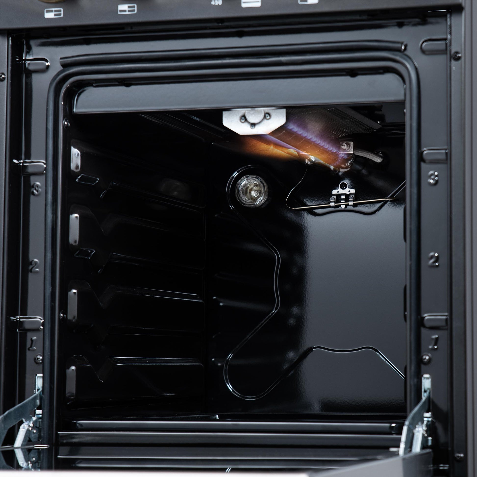 Forno FFSGS626520BLK Forno Lamazze 20 Inch Freestanding Gas Range In Black, Compact Design