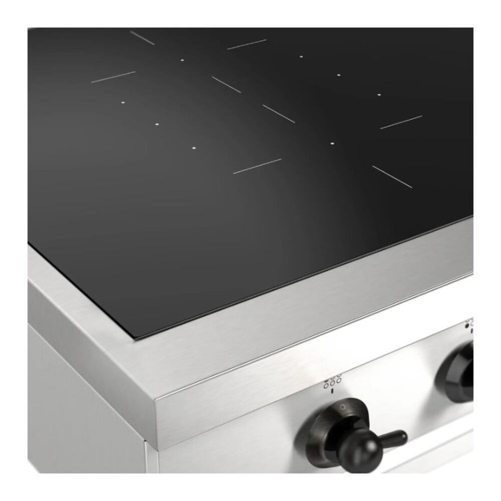 Ilve UHCPI486NSSB Ilve Uhcpi486Nssb Nostalgie Ii 48 Inch Built-In Induction Rangetop With 6 Elements, Stainless Steel (Burnished)