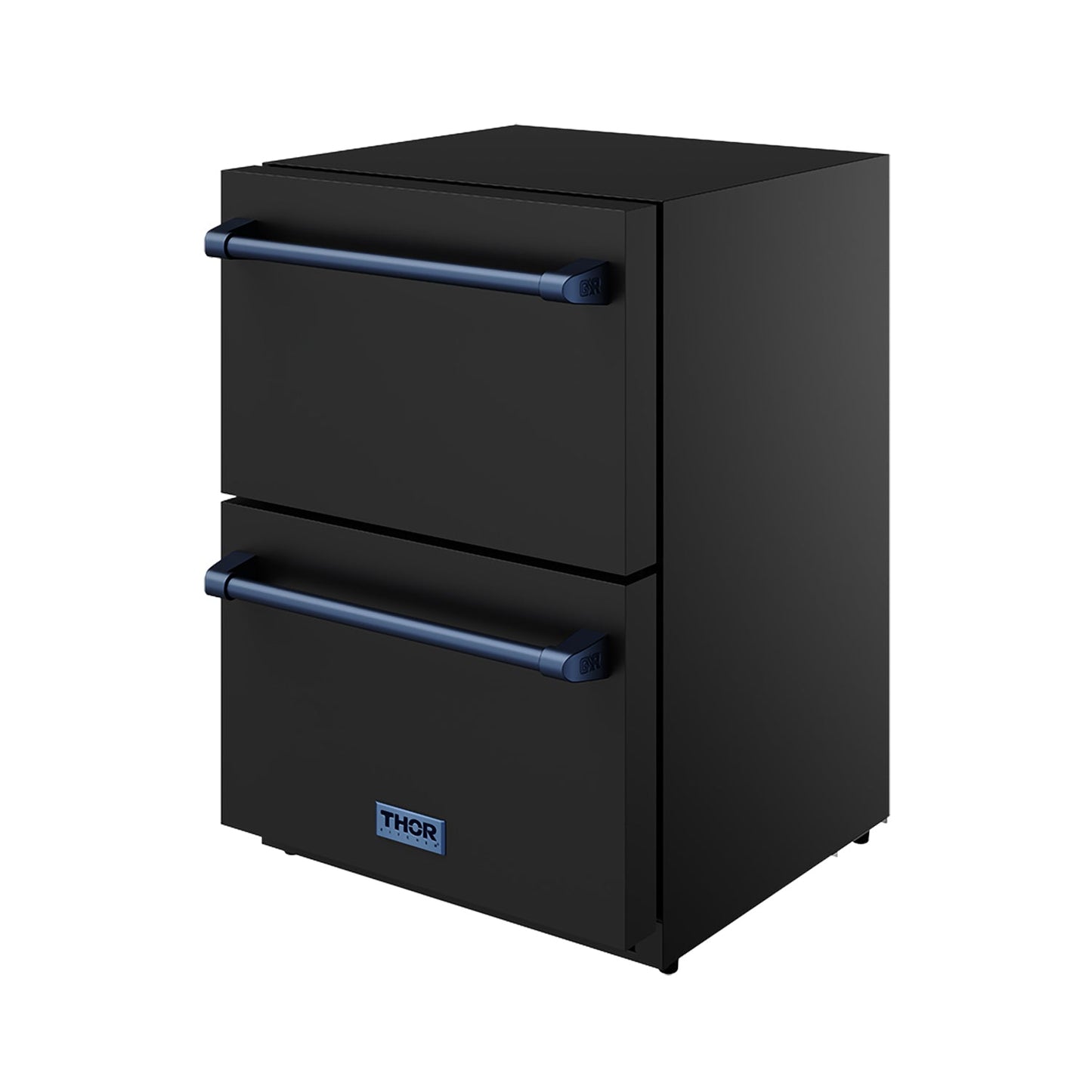 Thor Kitchen RZ24UBBLU 24 Inch Undercounter Built-In / Freestanding Drawer Freezer - Black/Blue Gordon Ramsay Series