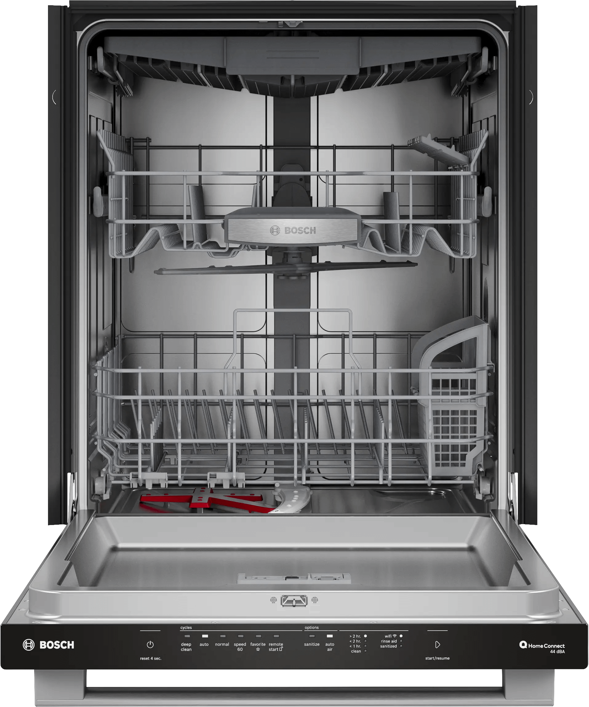 Bosch SHX65DM5N 500 Series, Built-Under Dishwasher, 24'', Brushed Steel Anti-Fingerprint