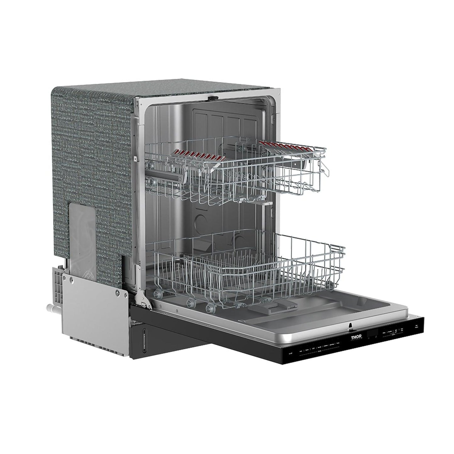 Thor Kitchen TDW24PTB 24 Inch Built-In Top Control Dishwasher With Pocket Handle - Black