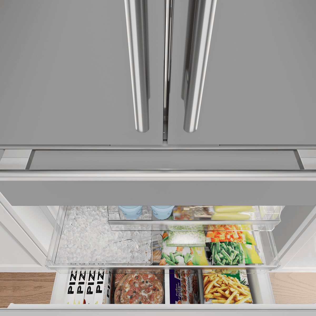 Thermador T36FL814NS Masterpiece®, French Door Bottom Freezer, Multi Door, 36'' Masterpiece®, Stainless Steel