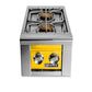 Lynx LSB22CALP Built-In Double Side Burners - California Poppy