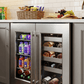 Element Appliance EFB24DES Cellara By Element 24 In., 27 Bottle And 45 Can Dual Zone French Door Wine And Beverage Cooler - Efb24Des