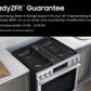 Samsung NSG90H63SR Bespoke Smart Slide-In Dual Fuel Range Pro Style Elite Design Illuminated Knobs Air Fry Max
