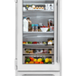 True Caliber TR30RBFLSGA 30 Inch Refrigerator With Bottom Freezer - Door: Stainless Glass - Stainless Steel Finish, Stainless Steel Hardware, Left Hinge