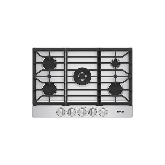 Thor Kitchen TGC30F 30 Inch Professional Gas Cooktop In Stainless Steel
