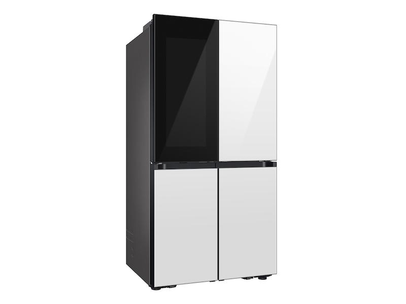 Samsung RF23DB970012 Bespoke Counter Depth 4-Door Flex&#8482; Refrigerator (23 Cu. Ft.) With Beverage Zone&#8482; And Auto Open Door In White Glass