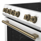 Forno FFSEL601230WHT Forno Leonardo Espresso 30-Inch White Electric Range, True Convection, Energy Efficient