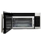 Forno FOTR303830 Forno Fornace 30-Inch Over The Range Convection Microwave, Stainless Steel - 1.5 Cu.Ft, 300 Cfm Vent, Touch Control, Led Light