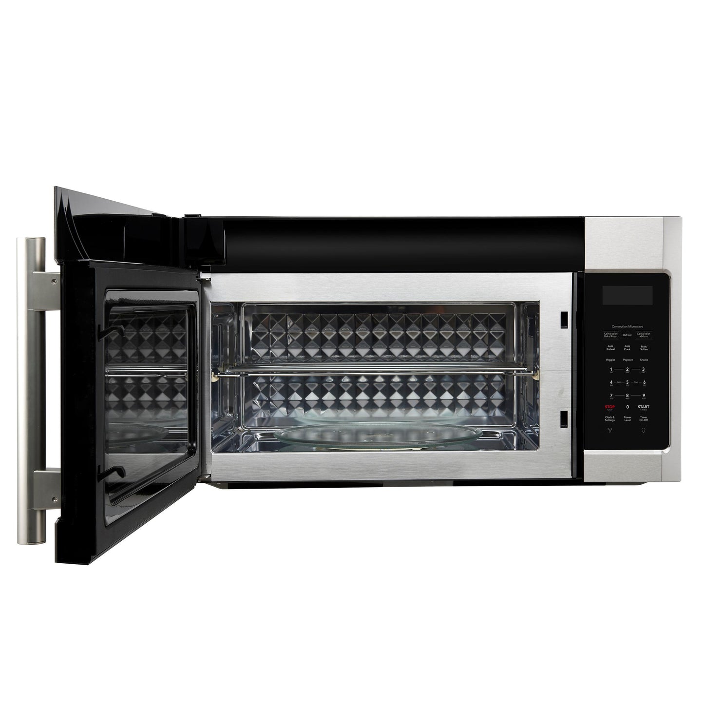 Forno FOTR303830 Forno Fornace 30-Inch Over The Range Convection Microwave, Stainless Steel - 1.5 Cu.Ft, 300 Cfm Vent, Touch Control, Led Light