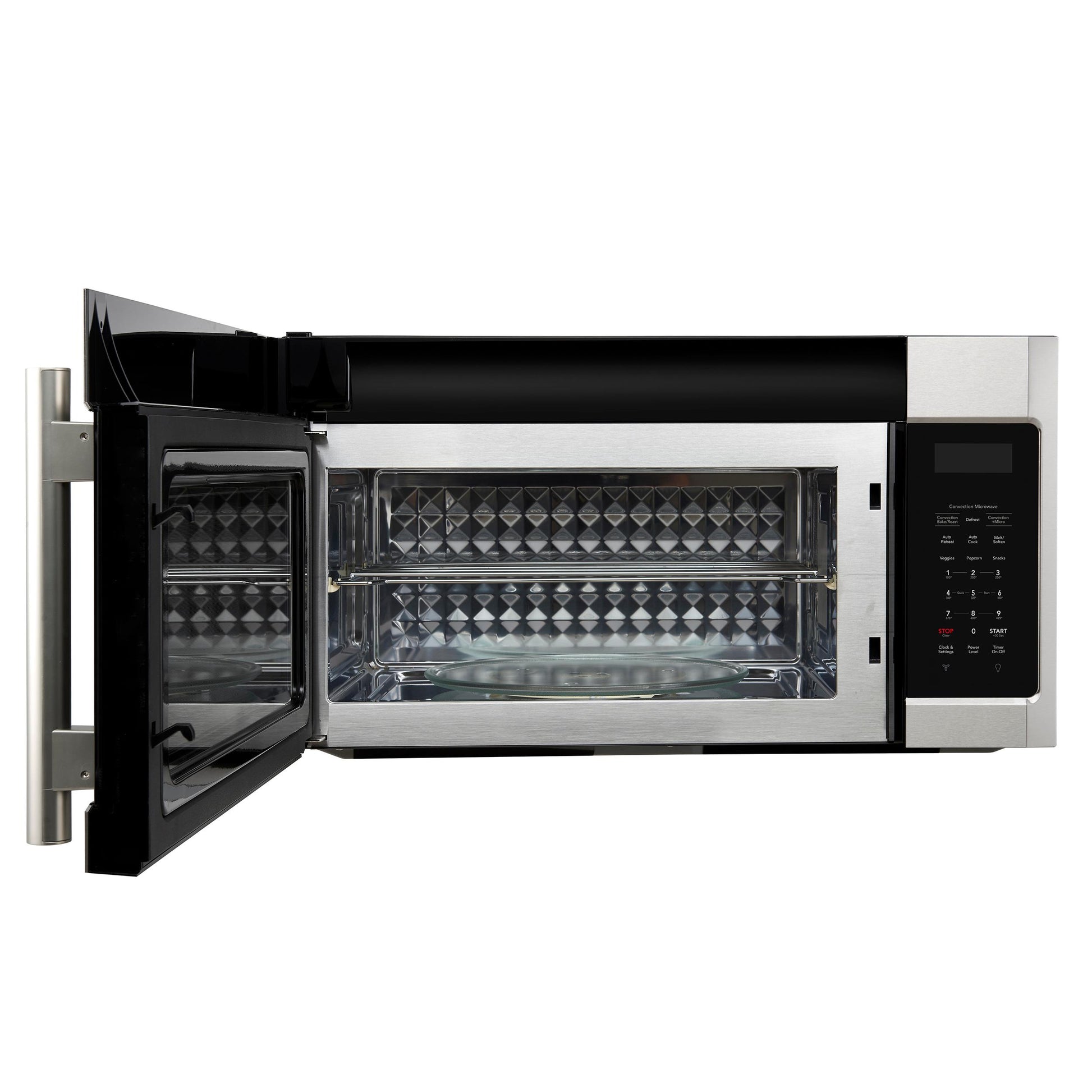 Forno FOTR303830 Forno Fornace 30-Inch Over The Range Convection Microwave, Stainless Steel - 1.5 Cu.Ft, 300 Cfm Vent, Touch Control, Led Light