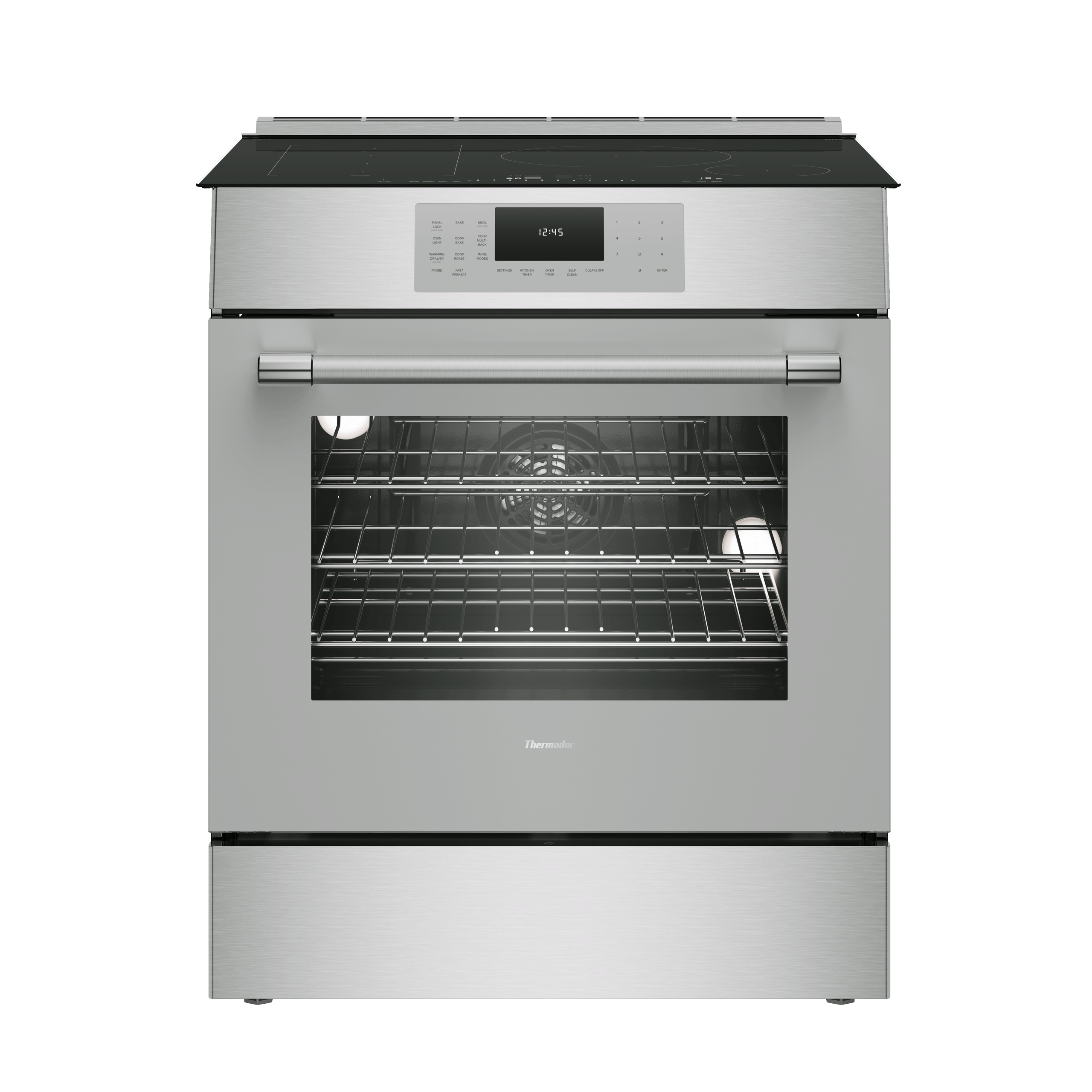 Thermador MRI304DL Masterpiece®, Induction Slide-In Range, 30'' Pro Grand® Commercial Depth, Stainless Steel