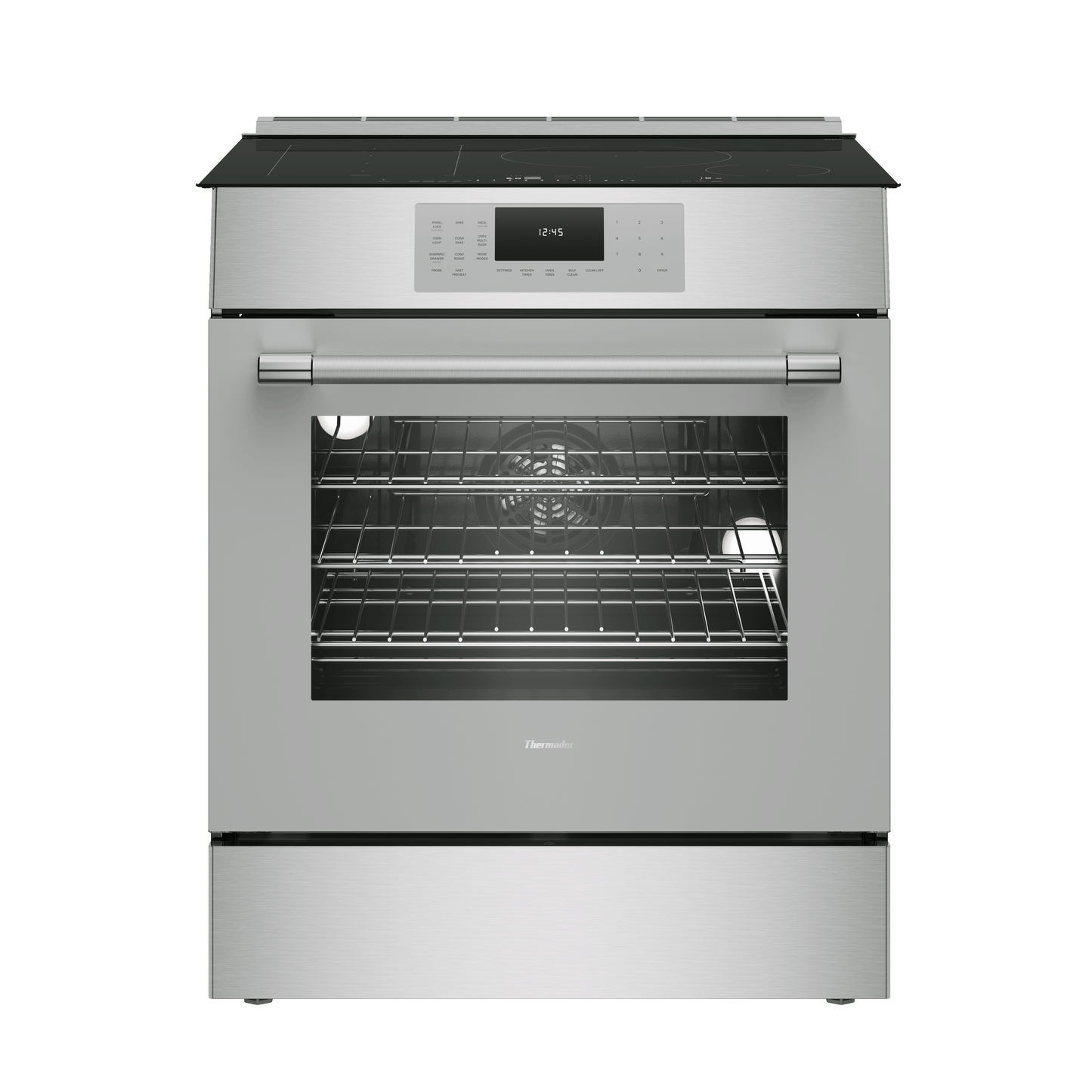 Thermador MRI304DL Masterpiece®, Induction Slide-In Range, 30'' Pro Grand® Commercial Depth, Stainless Steel