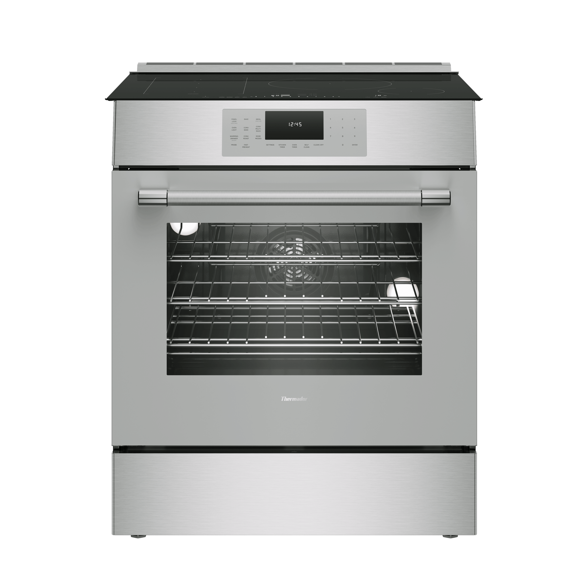Thermador MRI304DL Masterpiece®, Induction Slide-In Range, 30'' Pro Grand® Commercial Depth, Stainless Steel