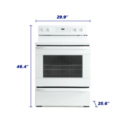 Element Appliance EER34MSCW Element 5.2 Cu. Ft. 30 Electric Range - White (Eer34Mscw)