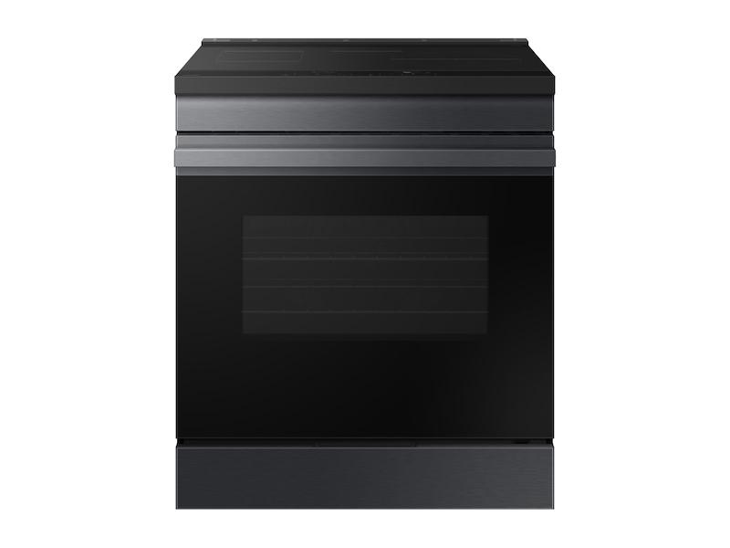 Samsung NSI6DG9100MT Bespoke 6.3 Cu. Ft. Smart Slide-In Induction Range With Anti-Scratch Glass Cooktop In Matte Black Steel