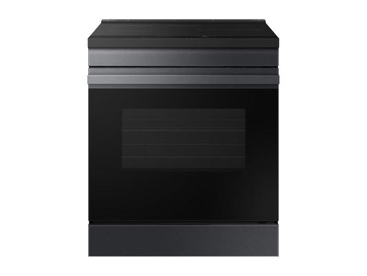 Samsung NSI6DG9100MT Bespoke 6.3 Cu. Ft. Smart Slide-In Induction Range With Anti-Scratch Glass Cooktop In Matte Black Steel