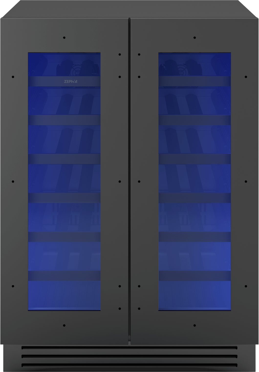Zephyr PRW24C32CPG Presrv Wine Cooler, 24In Uc, Panel Ready, French Door