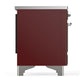 Ilve UMIB36NR3BUC Ilve Umib36Nr3Buc Majestic Iii 36 Inch Induction Range With 6 Elements, 3.5 Cu. Ft. Total Oven Capacity (Triple Glass Door, Burgundy, Chrome)