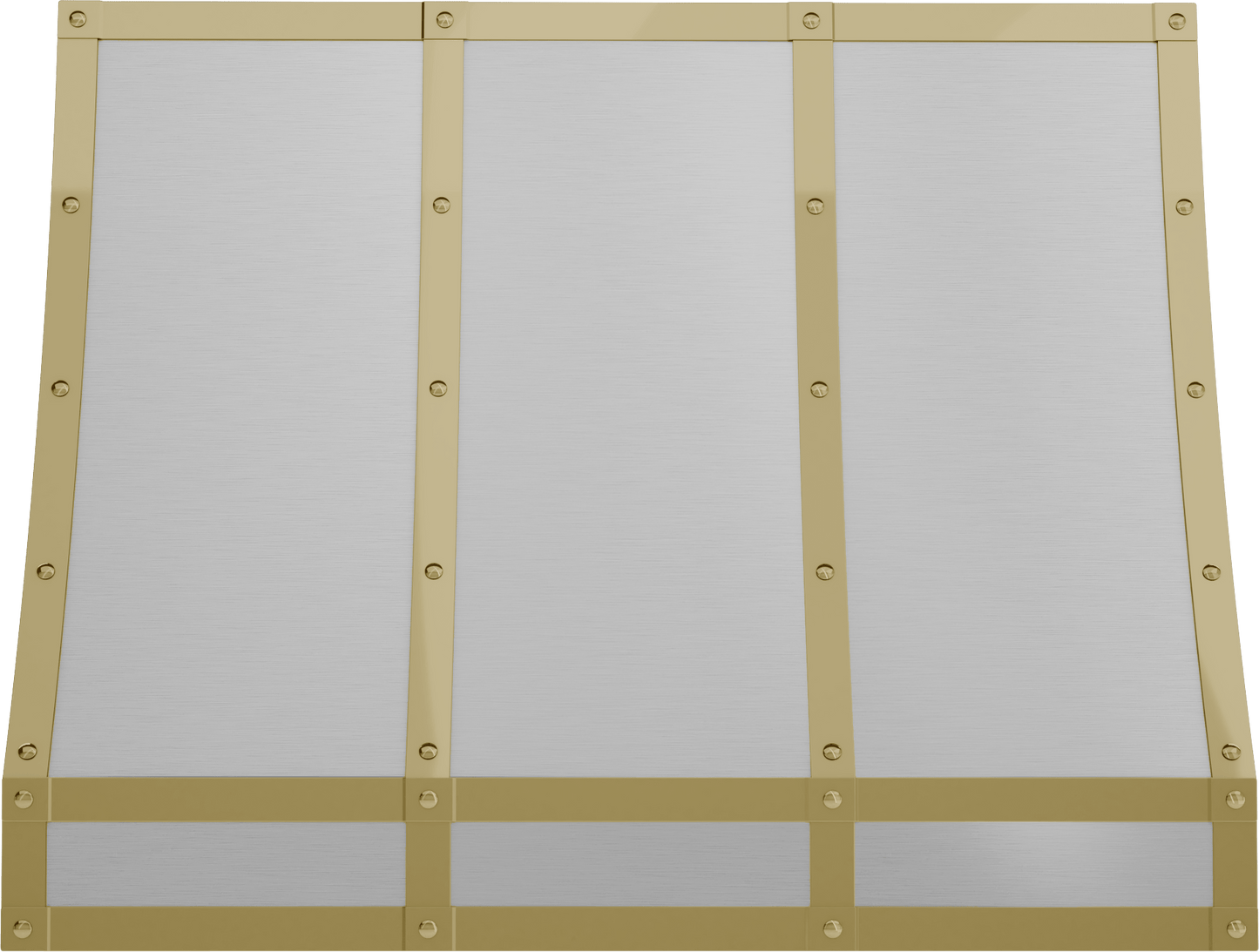 Zephyr BKFT36APG Forte Hood Banding Kit, 36In, Polished Gold