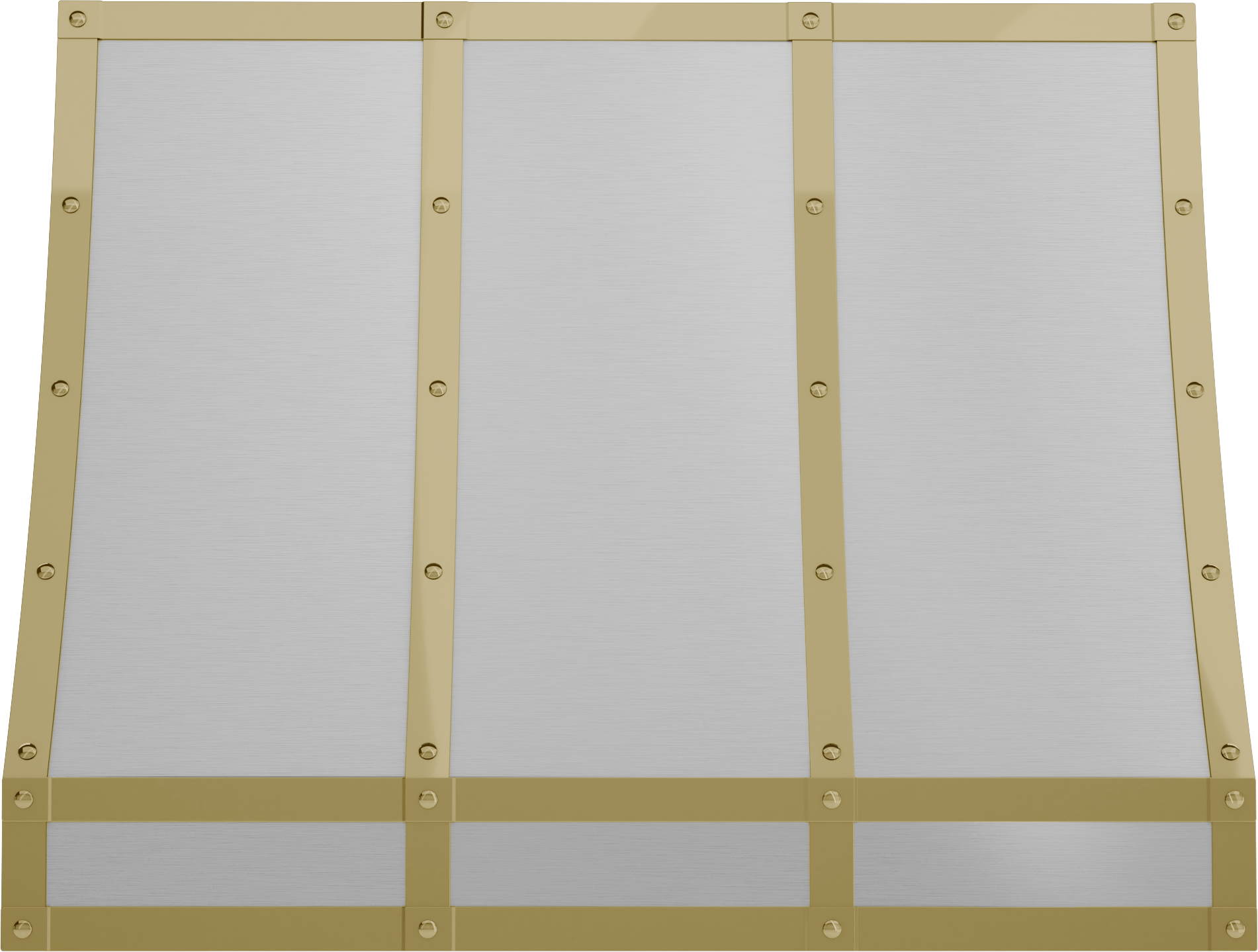 Zephyr BKFT36APG Forte Hood Banding Kit, 36In, Polished Gold