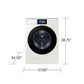Samsung WF90F53ADY 5.3 Cu. Ft. Bespoke Ai Ultra Capacity Front Load Washer With Ai Home And Ai Optiwash+ In Ivory