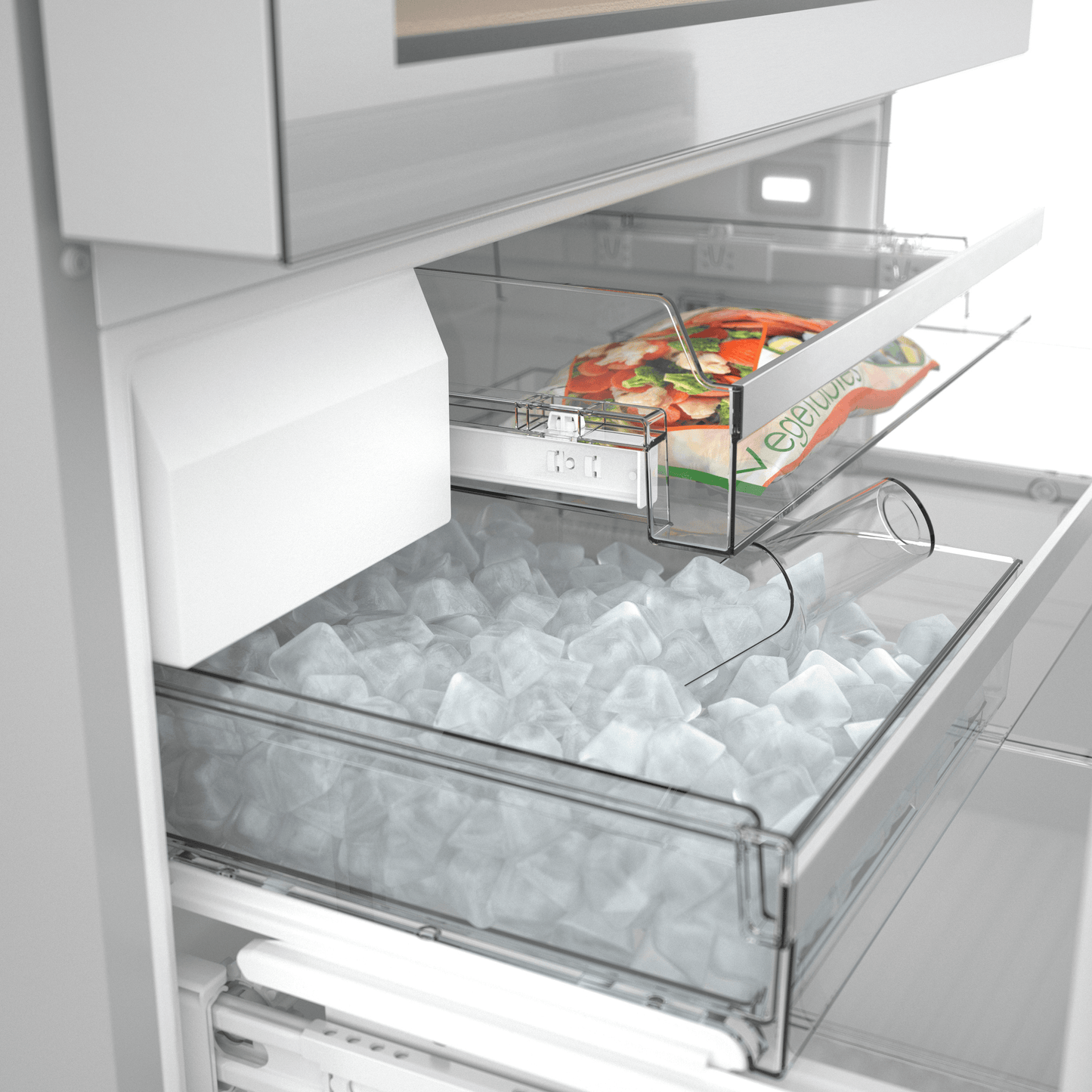 Bosch B36CL84ENG 800 Series, French Door Bottom Mount Refrigerator, Glass Door, 36'', Stainless Steel