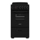 Avanti CERU200P1B Avanti 20-Inch Freestanding Electric Range With Ceramic Glass Cooktop, In Black (Ceru200P1B)
