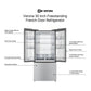 Verona VEFFD3018RISL Verona Veffd3018Risl 30 Inch Freestanding French Door Refrigerator With 18.2 Cu. Ft. Capacity, Automatic Ice Maker, Recessed Handle