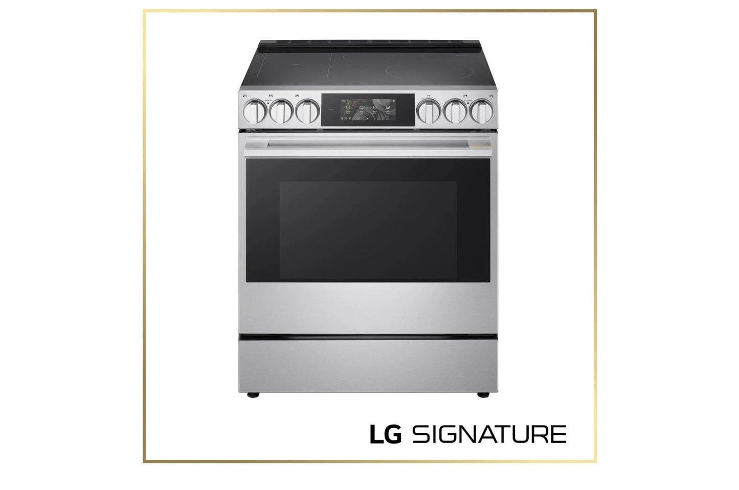 Lg LSIU6339XE Lg Signature 6.3 Cu. Ft. Smart Induction Slide-In Range With Dynamic Probake Convection®, Air Fry, Air Sous Vide, Pizza Mode And Ai Gourmet Camera
