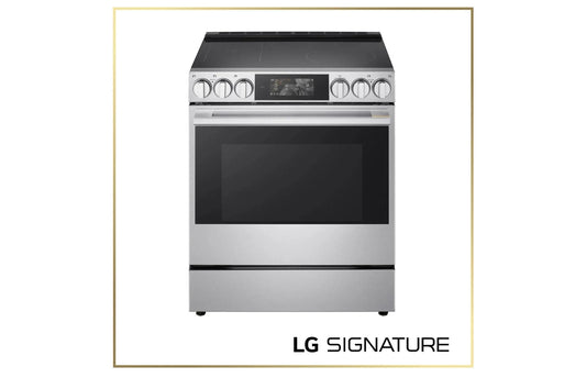Lg LSIU6339XE Lg Signature 6.3 Cu. Ft. Smart Induction Slide-In Range With Dynamic Probake Convection®, Air Fry, Air Sous Vide, Pizza Mode And Ai Gourmet Camera