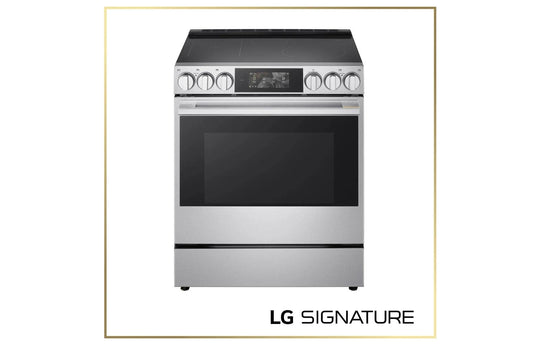 Lg LSIU6339XE Lg Signature 6.3 Cu. Ft. Smart Induction Slide-In Range With Dynamic Probake Convection®, Air Fry, Air Sous Vide, Pizza Mode And Ai Gourmet Camera