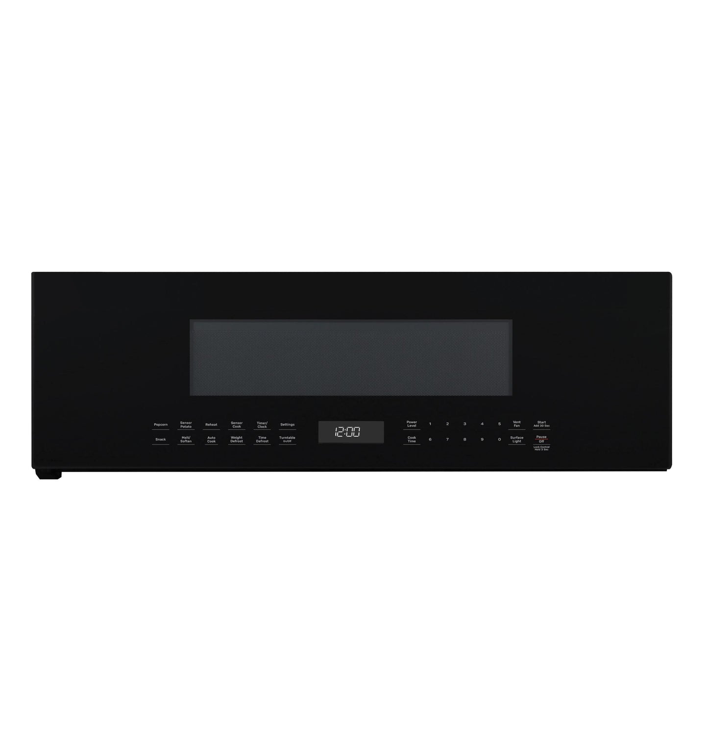 Ge Appliances UVM9125DYBB 1.2 Cu. Ft. Over-The-Range Low Profile Sensor Microwave Oven