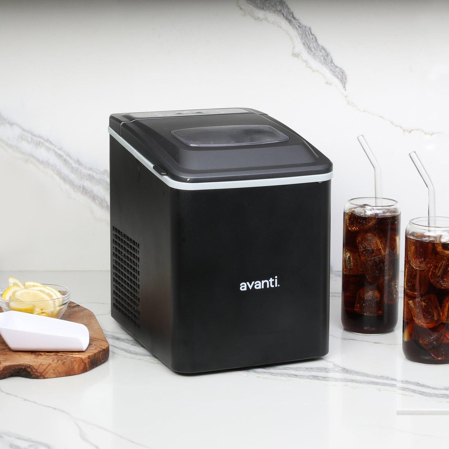 Avanti AVIM2625BK Avanti Mighty Ice Countertop Bullet Ice Maker