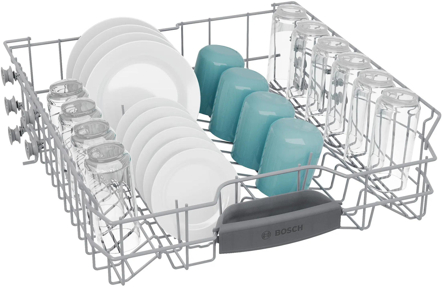 Bosch SHE43DM5N 300 Recessed Handle, 48 Dba, Standard 3Rd Rack, Puredry - Ss