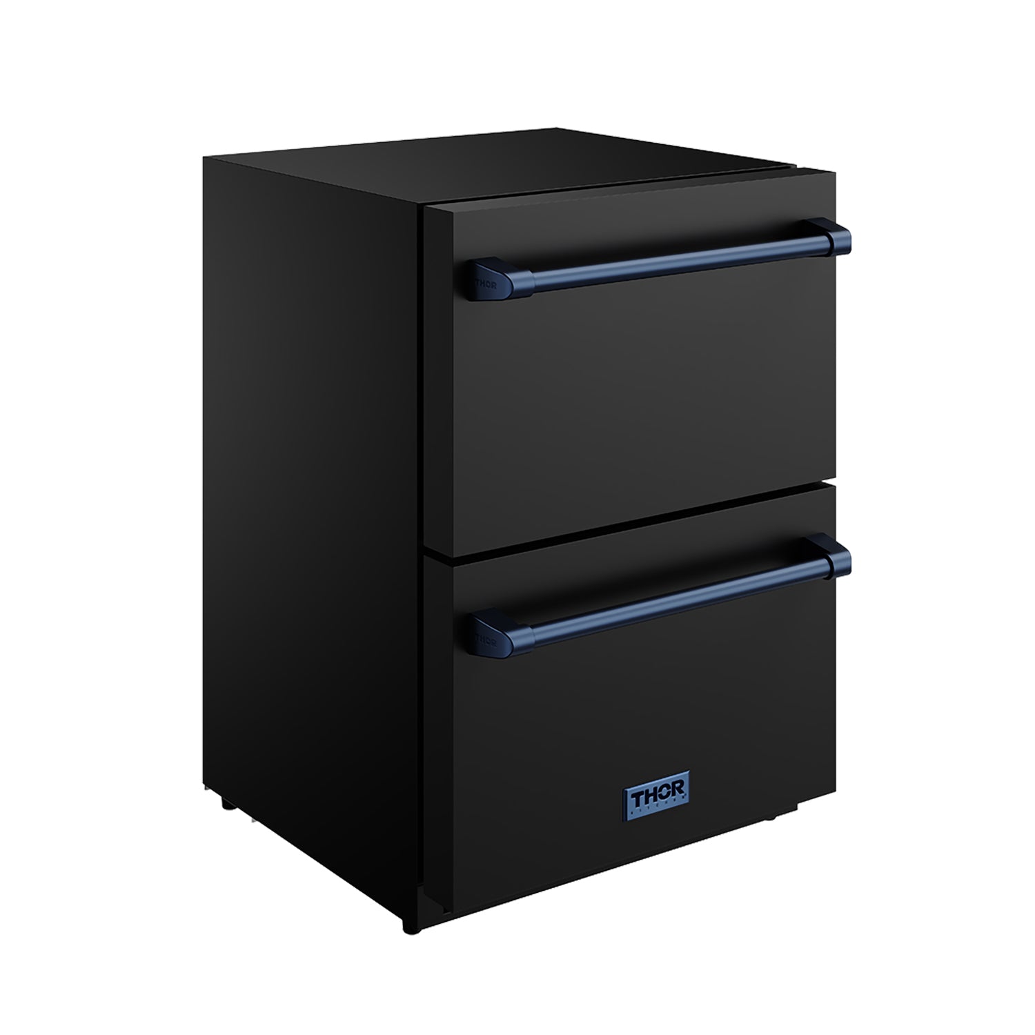 Thor Kitchen RF24UBBLU 24 Inch Undercounter Built-In Or Freestanding Drawer Refrigerator - Black/Blue Gordon Ramsay Series