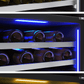Zephyr PRPW24C02CG Presrv Pro Wine Cooler, 24In Under Cabinet, Ss+Glass, Reverse Door, 2 Zone