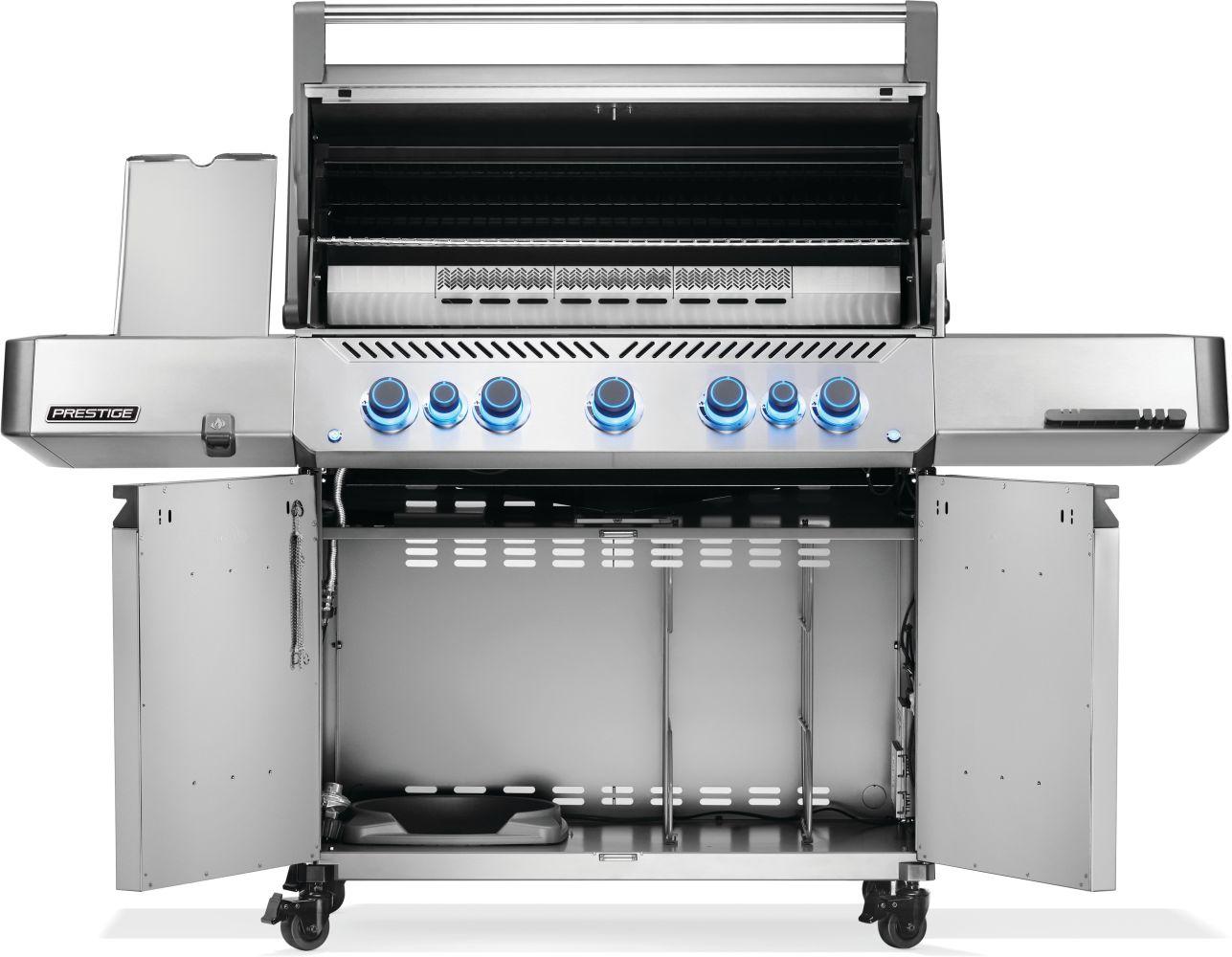 Napoleon Bbq P665VRSIBPSS Prestige 665 Rsib With Infrared Side And Rear Burner , Propane, Stainless Steel