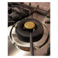 Ilve UHCPT125SSLP Ilve Uhcpt125Sslp Professional Plus Ii 48 Inch Built-In Gas Cooktop With Total Black Brass Burners, In Stainless Steel (6 Sealed Burners, Liquid Propane)