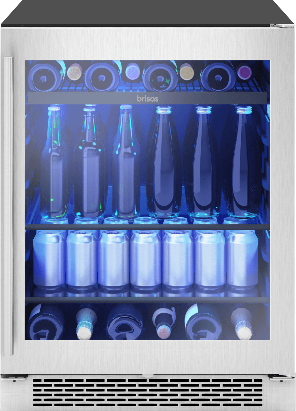 Zephyr BBV24C01AGADA Brisas Bev Cooler, 24In Uc, Ss+Glass, 1Z, Ada