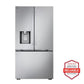 Lg LF24Z6330S 24 Cu. Ft. Counter-Depth Max™ With Zero Clearance™ 3-Door French Door Refrigerator