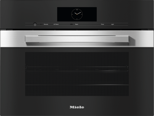 Miele DGC7840CTS Dgc 7840 Am - 24" Compact Combi-Steam Oven Xl For Steam Cooking, Baking, Roasting With Roast Probe + Menu Cooking.