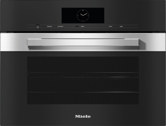 Miele DGC7845CTS Dgc 7845 Am - Compact Combi-Steam Oven, 24" Width With Directwater Plus For Steam Cooking, Baking, Roasting With Roast Probe + Menu Cooking.